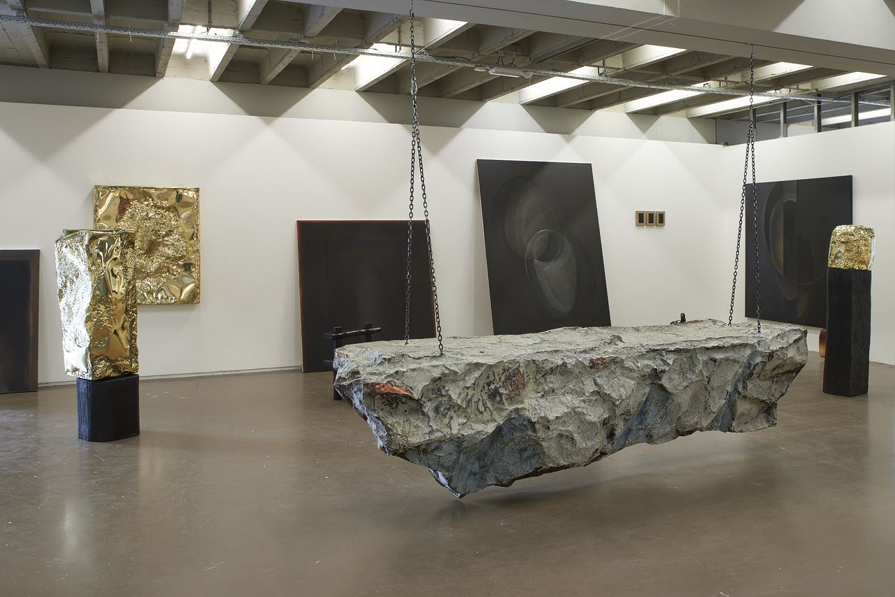 contemporary furniture in art gallery