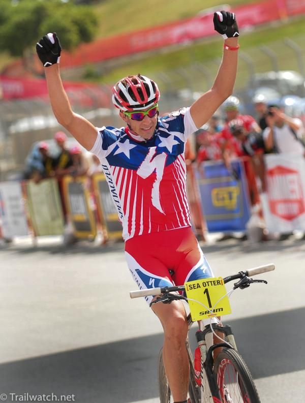 Todd Wells (Specialized) takes his first ever Sea Otter cross country victory