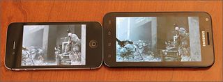 iPhone 4S vs Android Display
