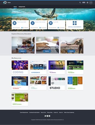 Discovery Education Experience screenshot