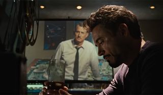 Howard and Tony Stark in Iron Man 2