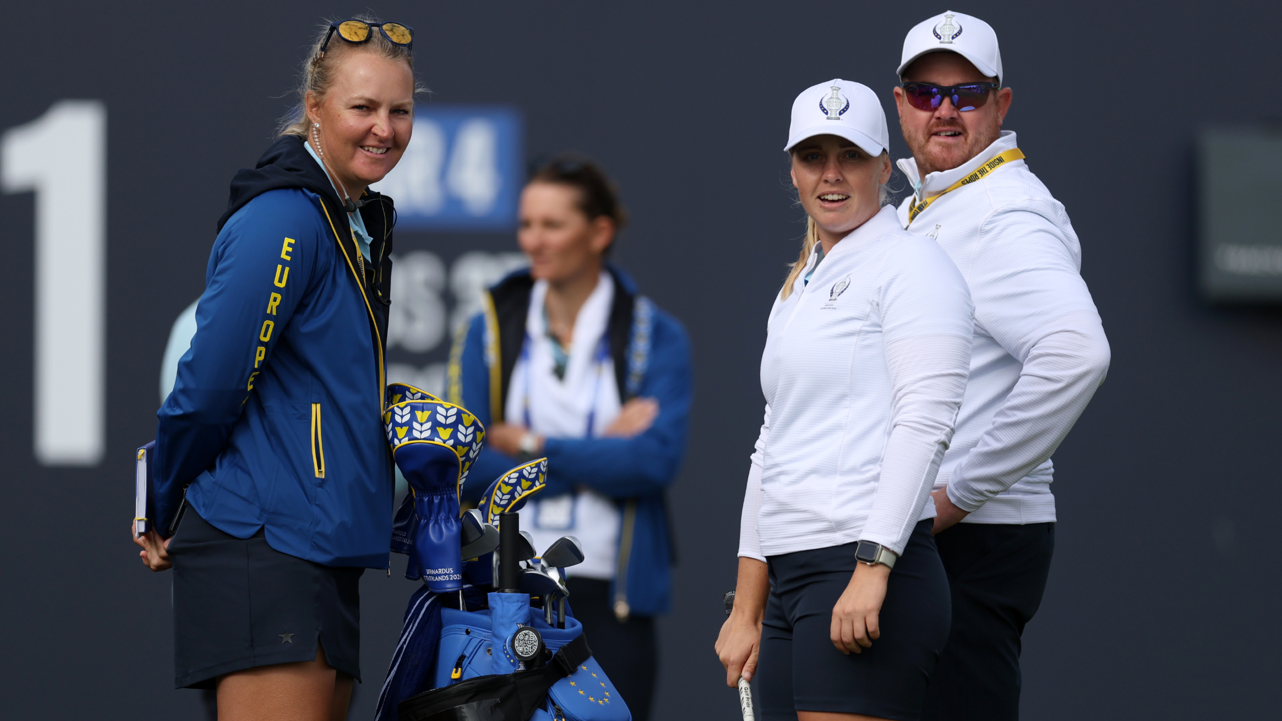 Anna Nordqvist and Maja Stark at the Solheim Cup