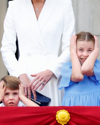 Prince Louis looks unimpressed at Trooping the Colour