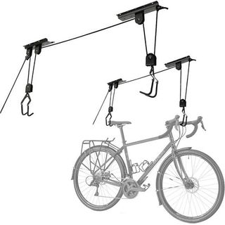 Gowinsee Bike Lift Bicycle Hoists, Bike Hoist for Garage Ceiling Mount Pulley System Bike Storage, Bike Hangers for Garage Storage