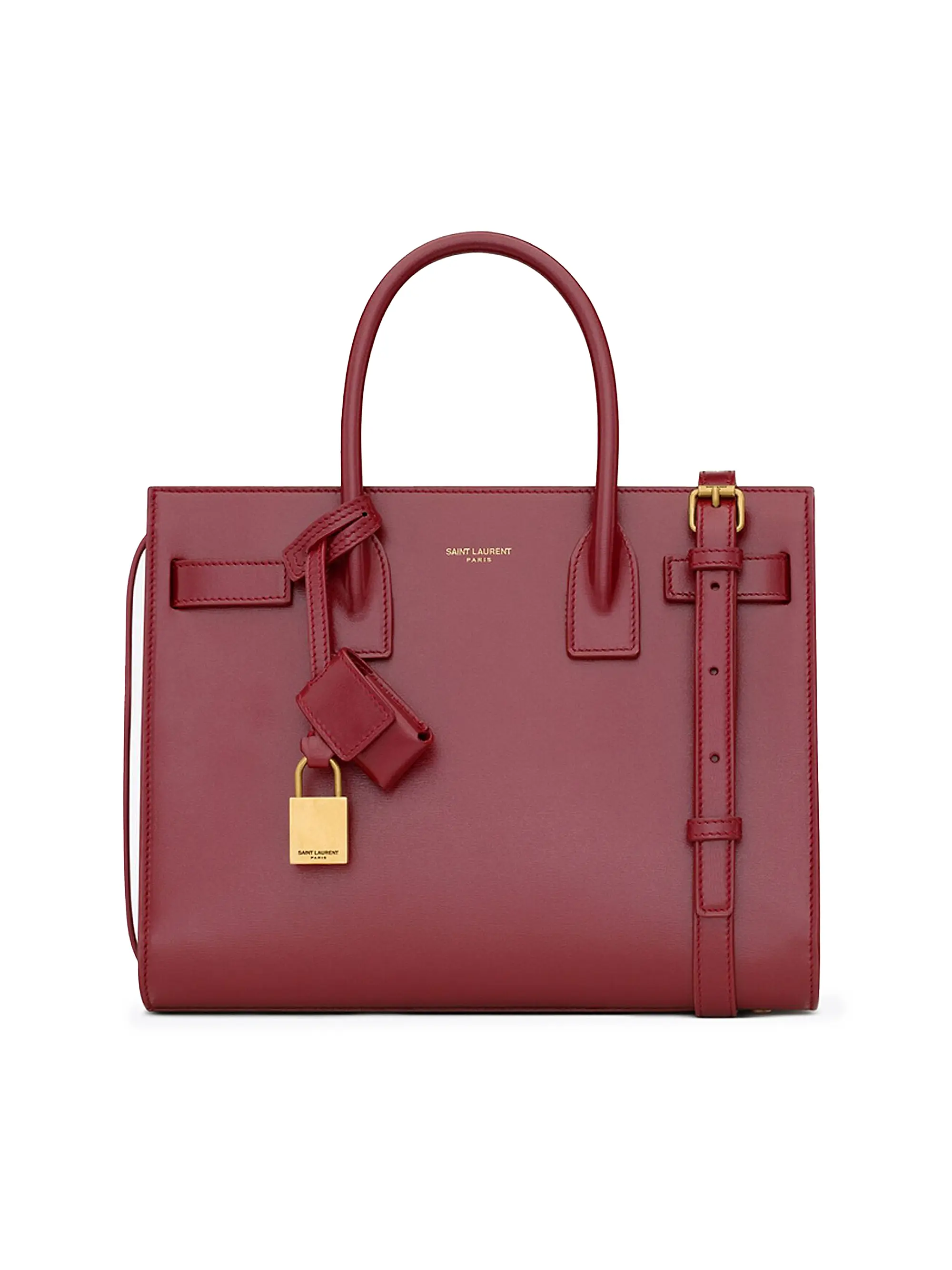 Sac De Jour Baby Top Handle Bag in Smooth Leather