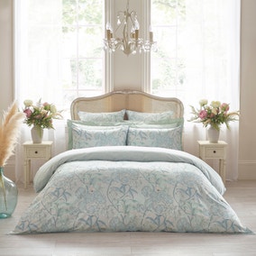 Dorma Archive Bellamy 300 Thread Count 100% Cotton Duvet Cover &amp;amp; Pillowcase Set