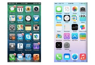 iOS 6 vs iOS 7