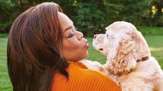 Oprah and her dog Sadie