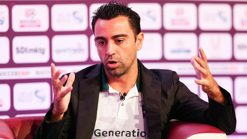 Prospective Manchester United manager Xavi Hernandez