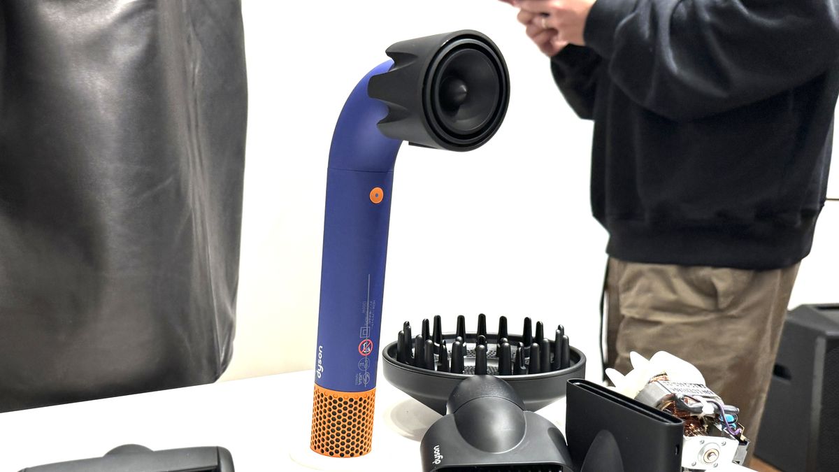 Dyson knows its new pro-grade Supersonic hair dryer looks like a pipe – in fact, they’re proud of it