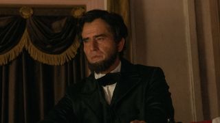 Hamish Linklater as Abraham Lincoln in Manhunt on Apple TV+