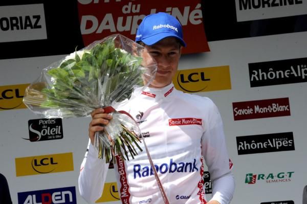Wilco Kelderman (Rabobank) in the white jersey