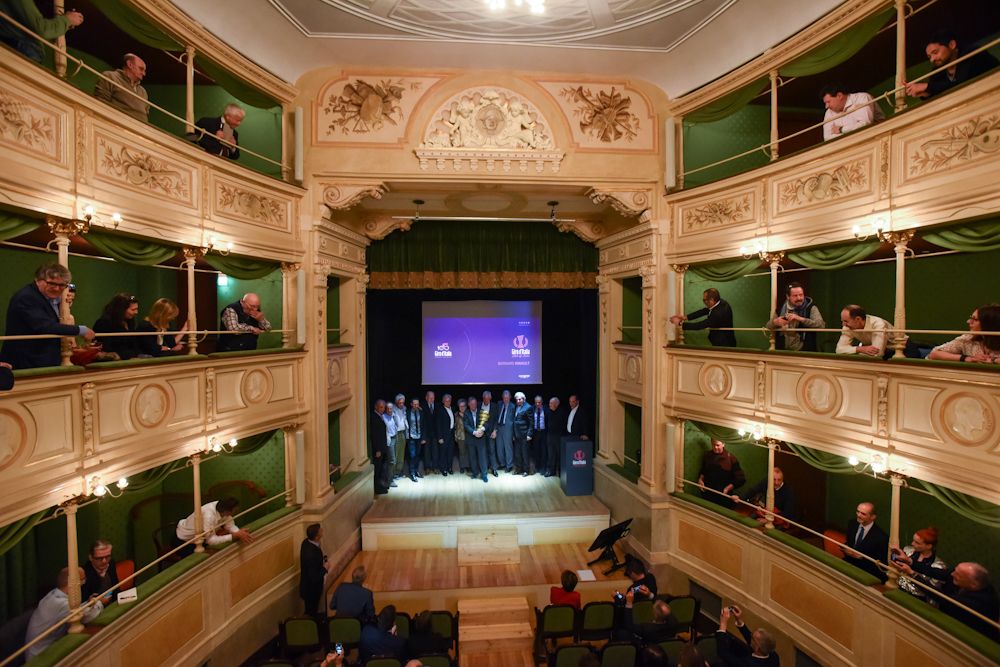 The Teatro Gerolamo in Milan hosted the evening of Hinault's induction