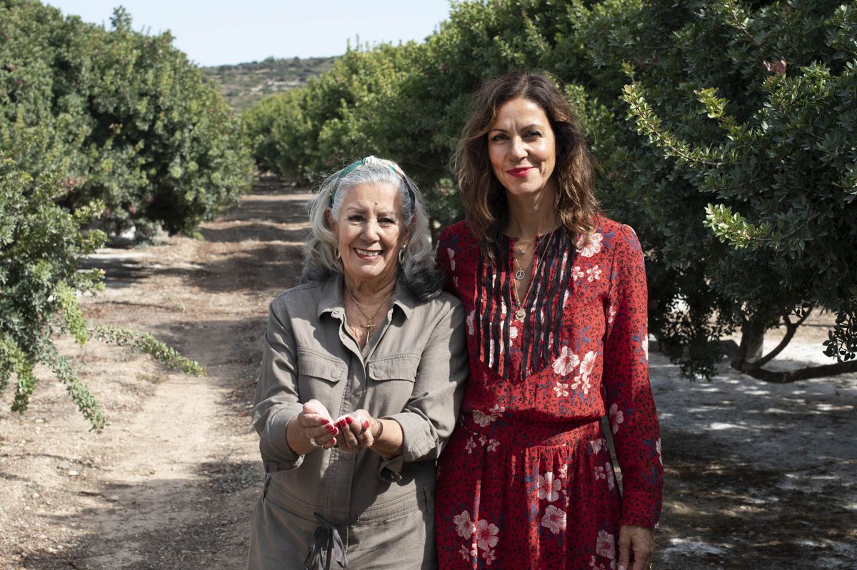 Julia and mum Chrissi The Greek Islands with Julia Bradbury