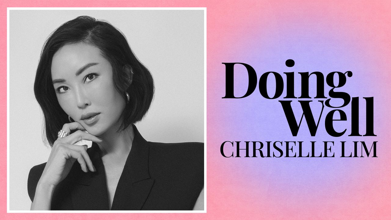 Chriselle Lim with text that says &quot;Doing Well&quot; 