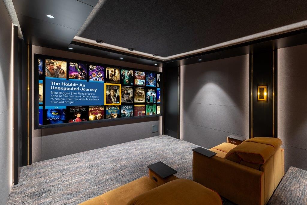 Happy Hopton Hall home cinema images