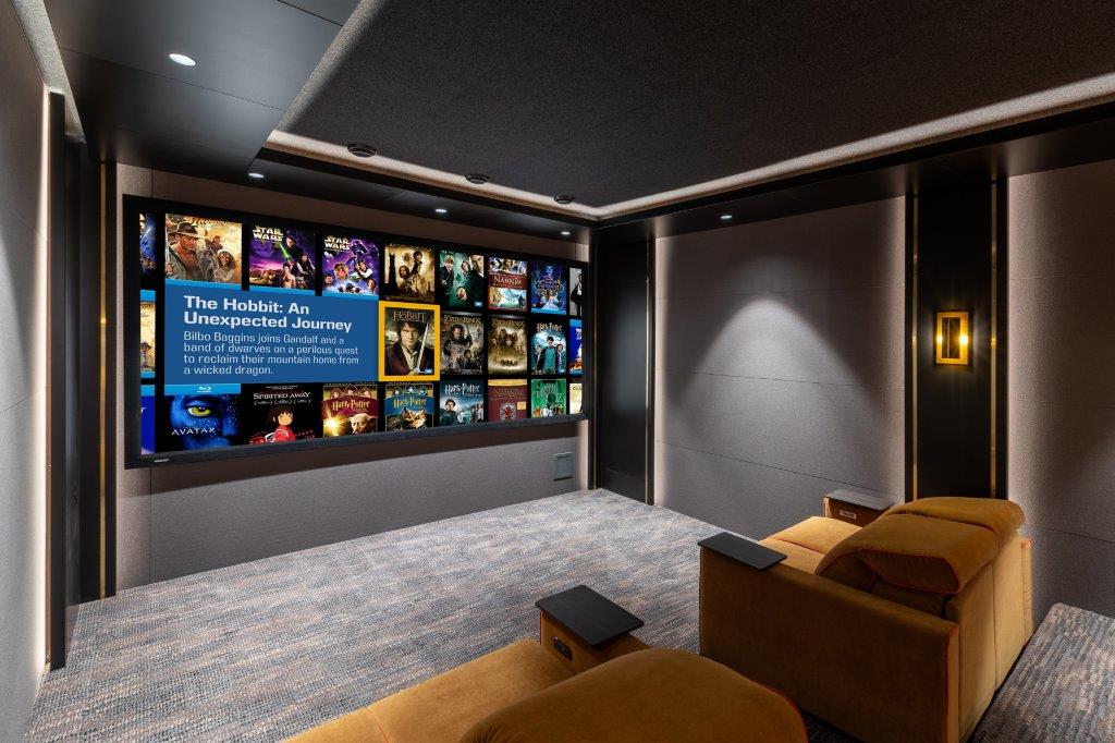 Happy Hopton Hall home cinema images