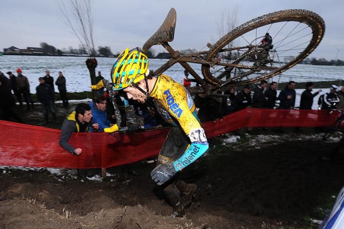 Tom Meeusen on the run-up at Bpost Bank Trofee Azencross.