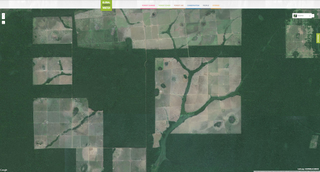 satellite images of deforestation