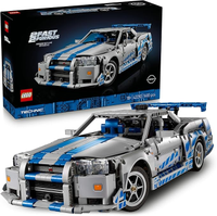 Lego Technic 2 Fast 2 Furious Nissan Skyline GT-R (R34) Car 42210