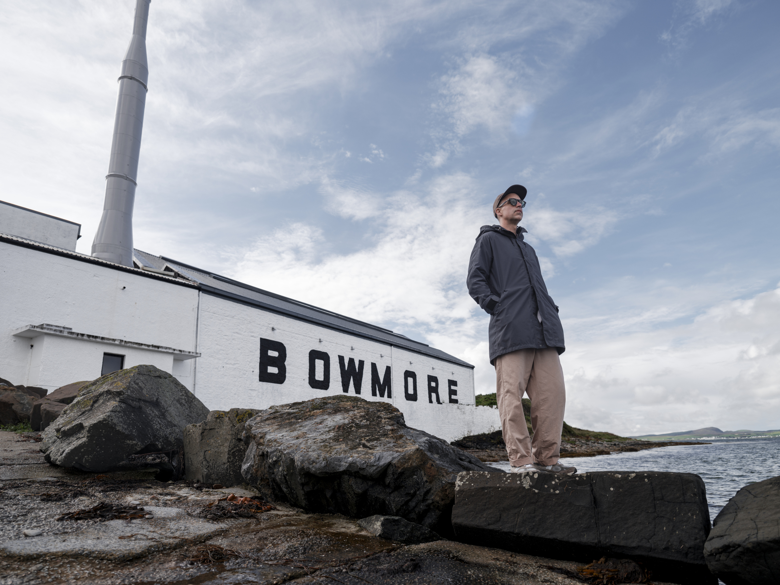 Snarkitecture co-founder Alex Mustonen at Bowmore&amp;rsquo;s distillery in Islay