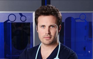 James Anderson plays Oliver Valentine in Holby City