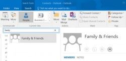 outlook contacts group