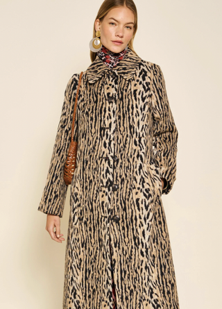 Rixo Milly Leopard Coat