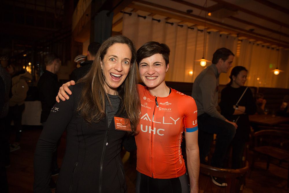 Director Joanne Kiesanowski - Rally UHC Cycling meet for a mini-camp in California to kick off the 2019 season