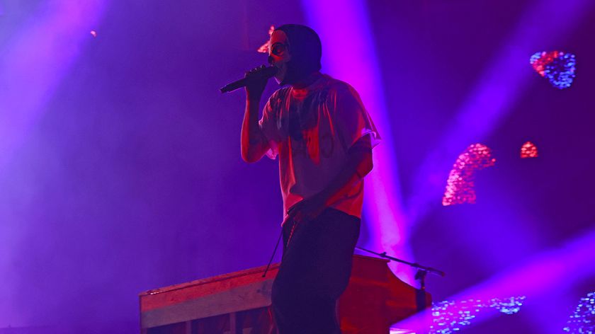 CINCINNATI, OHIO - SEPTEMBER 18: Tyler Joseph of Twenty One Pilots performs onstage during the Twenty One Pilots THE CLANCY TOUR: BREACH 2025 Kickoff at TQL Stadium on September 18, 2025 in Cincinnati, Ohio. (Photo by Kevin Mazur/Kevin Mazur/Getty Images for Live Nation)