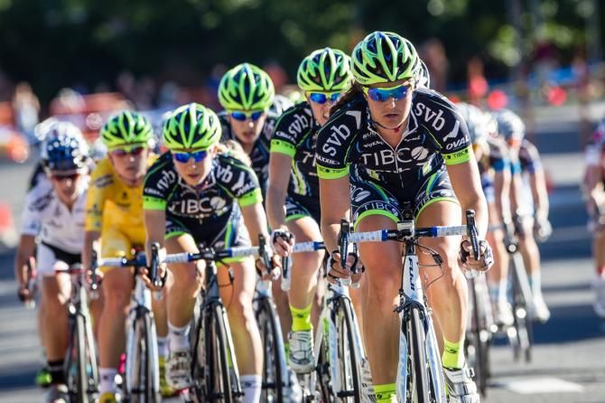 TIBCO spent the day controlling the front of the race.