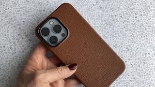 Woonut leather iPhone case 