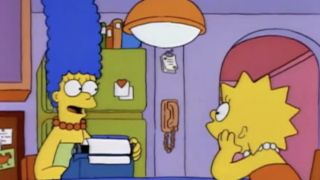 Marge Simpson at different ages, starring in the Simpsons across the decades.