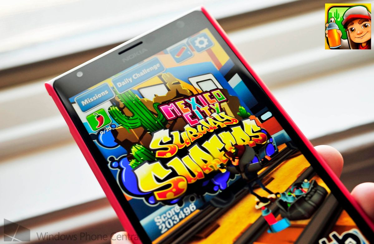 Subway Surfers now available for 512 MB RAM Windows Phone devices -  Nokiapoweruser