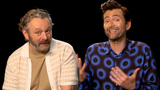 David Tennant and Michael Sheen interview for 'Good Omens' Season 2.