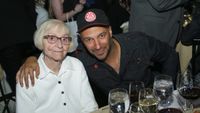 Tom Morello with his mother Mary Morello, May 16, 2016