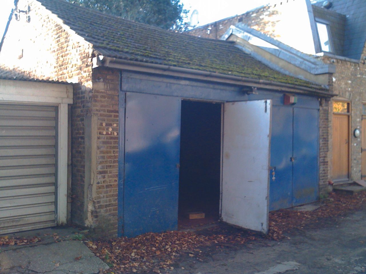 before image of garage site