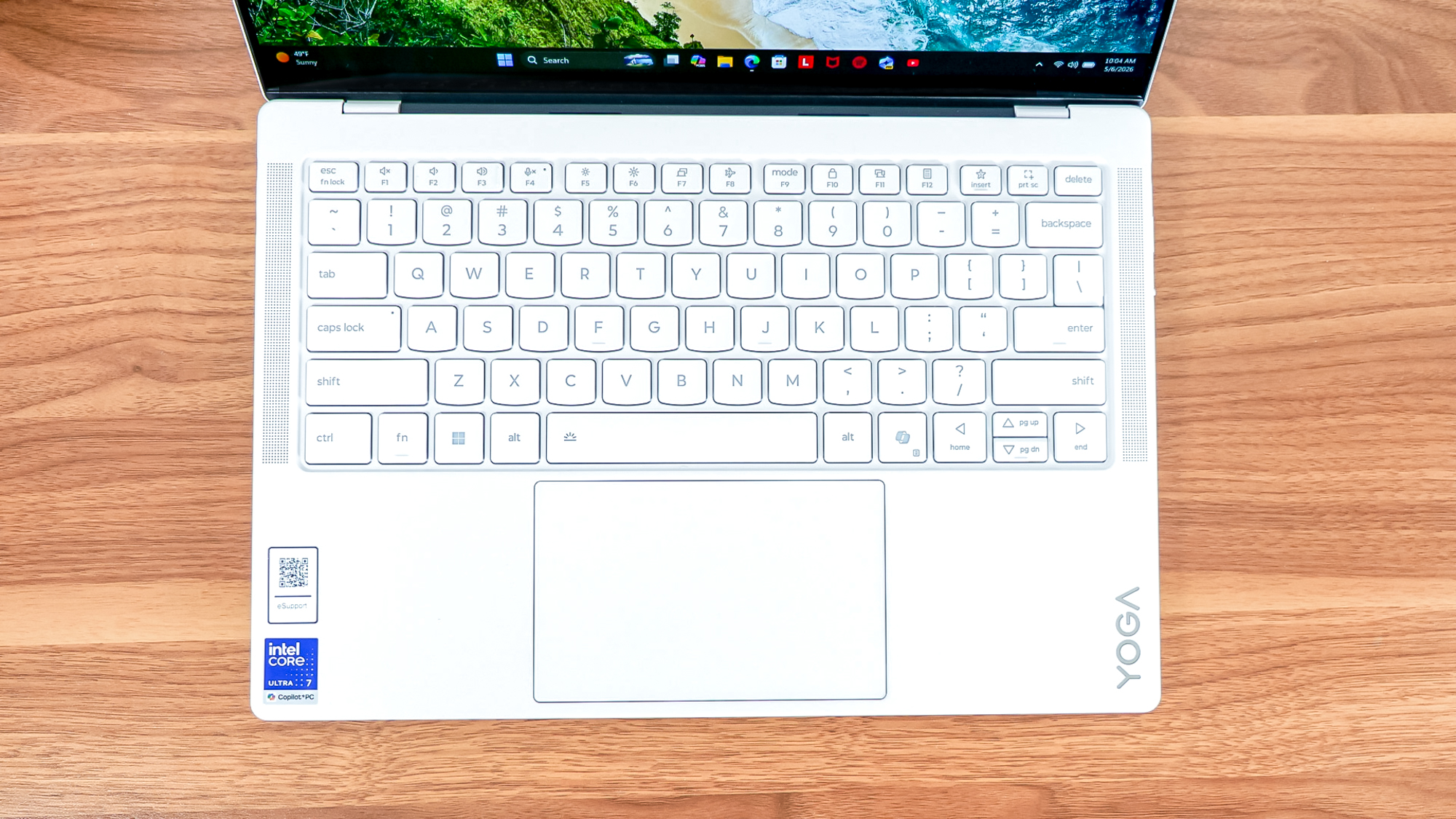 Lenovo Yoga Slim 7i Aura Edition keyboard