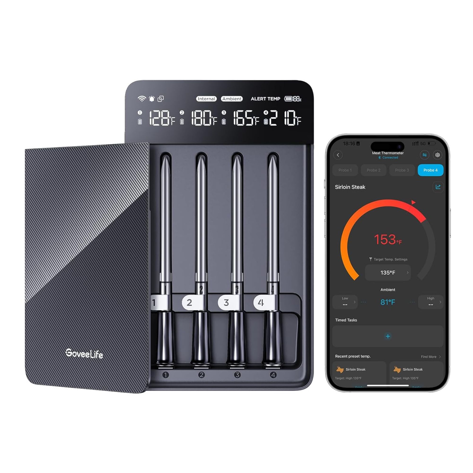 GoveeLife Smart Wireless Meat Thermometer