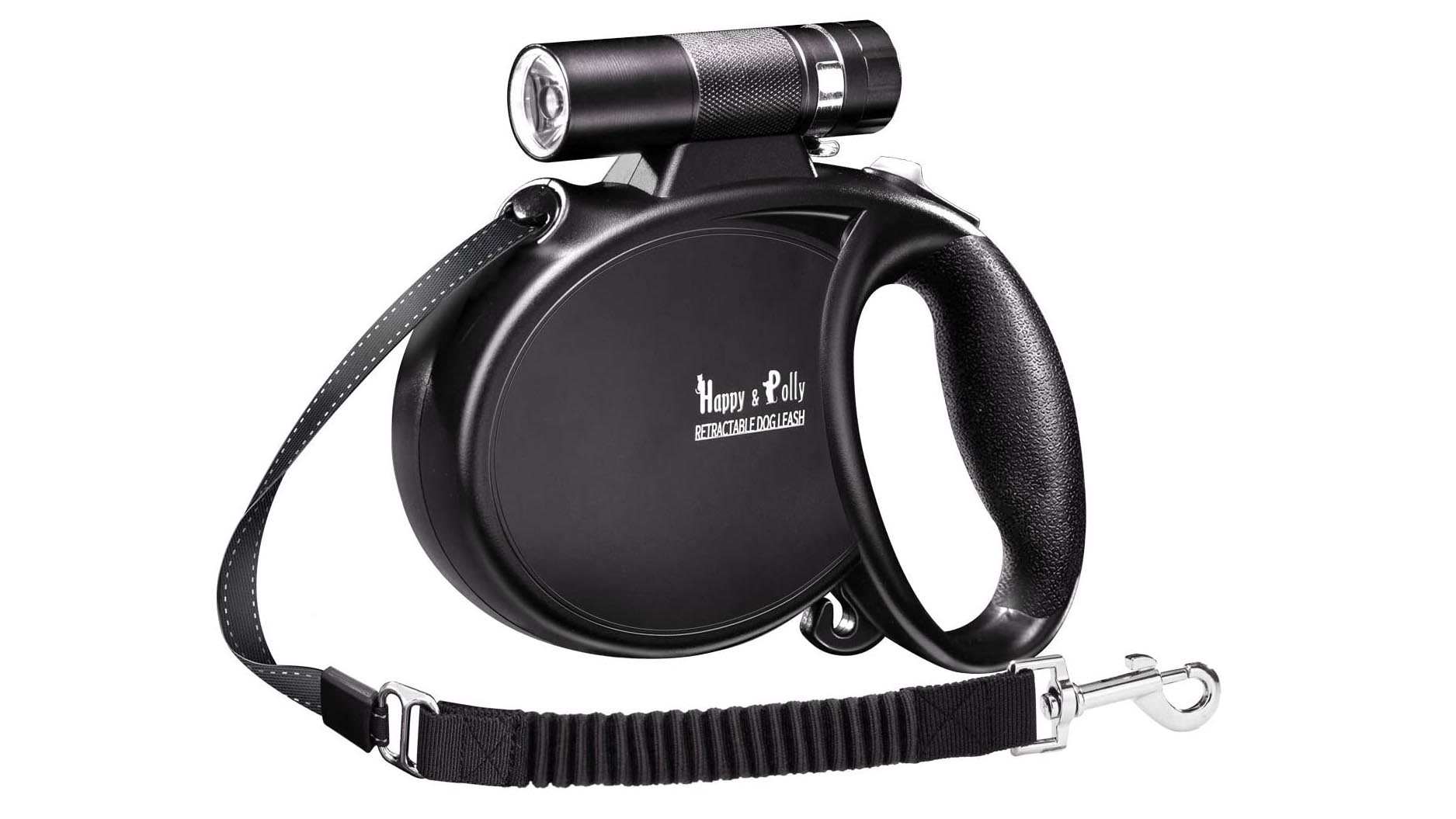 happy & polly retractable dog leash