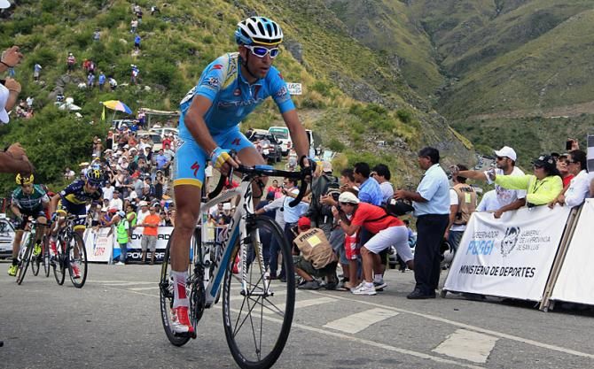 Vincenzo Nibali (Astana) finished in 15th place on the penultimate stage in San Luis.