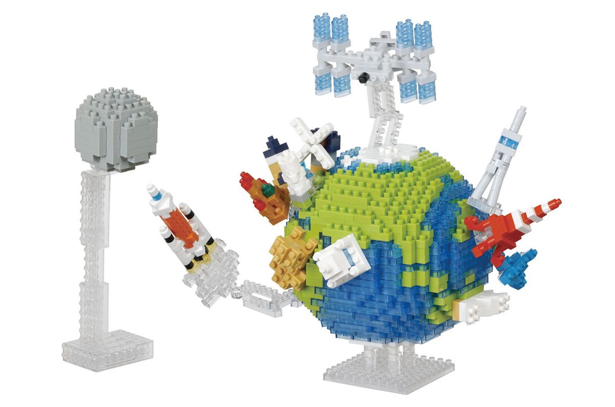 Nanoblock reveals new space model kits created with astronaut's advice