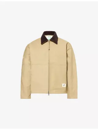 Agolde X Rsvp District Work Corduroy-Collar Relaxed-Fit Cotton Jacket