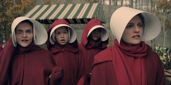 a group of Handmaids