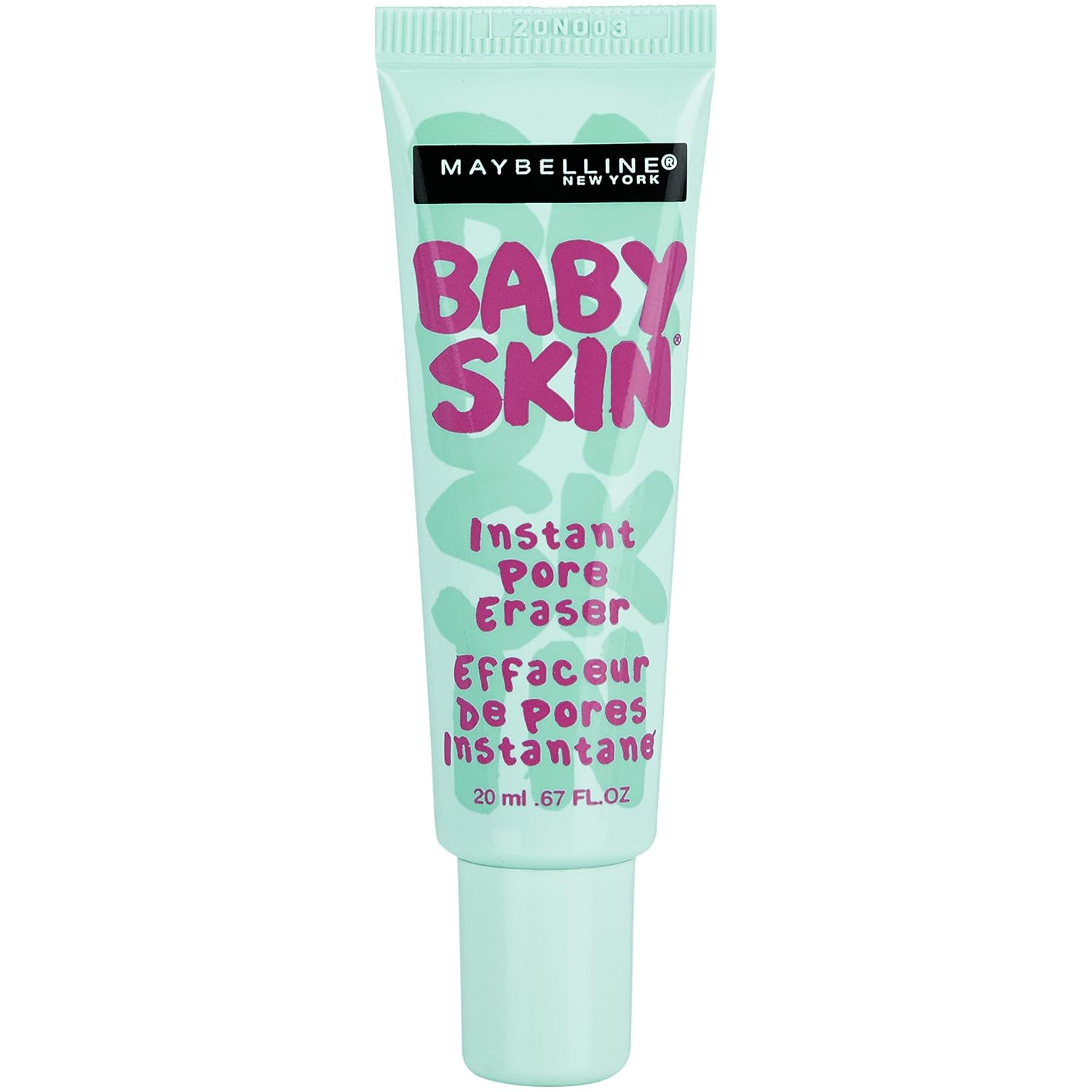 Amazon.com: Maybelline Baby Skin Instant Pore Eraser Primer Makeup, Clear, 1 Count