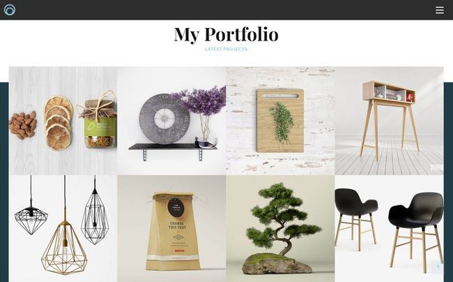 10 on-trend portfolio templates: Overlap