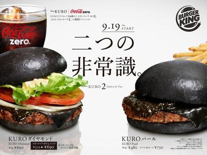 Burger King is serving black cheese in Japan
