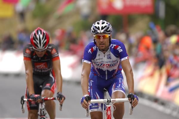 Vladimir Karpets (Katusha) rode well in defence of Joaquin Rodriguez.