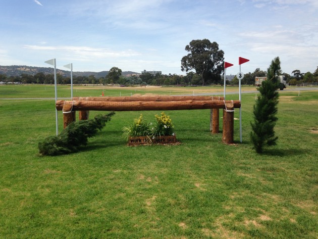 Cross country adelaide horse trails 2014: fence 3