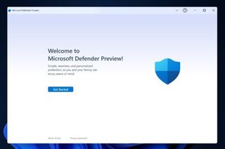 Windows 11 Windows Defender preview